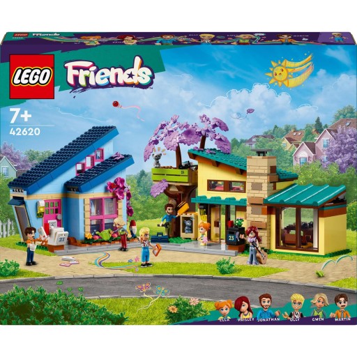 LEGO FRIENDS 42620 Dom rodzinny Olly'ego i Paisly