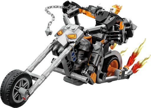 LEGO Marvel Призрачный гонщик — Механ и мотоцикл 76245