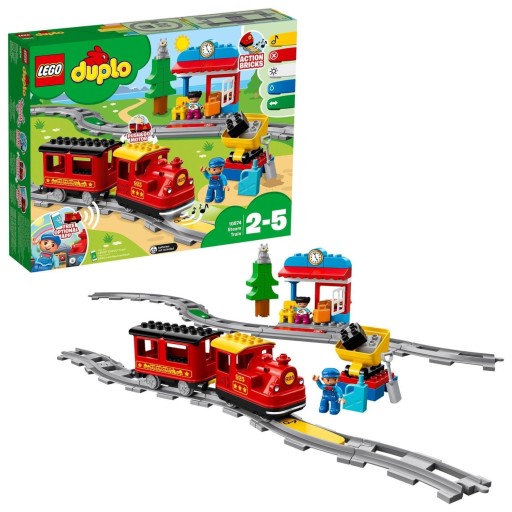 LEGO Duplo 10874 Поезд Железнодорожные пути