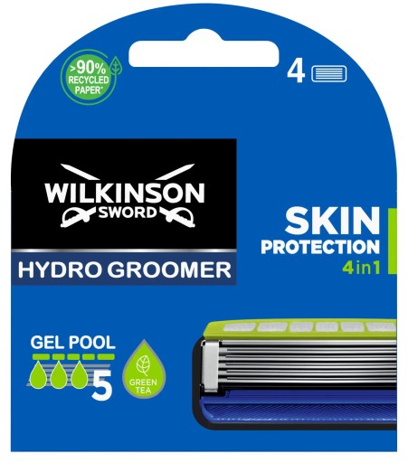 Wilkinson Hydro5 Groomer Skin Protection, 4 лезвия, вставки, ножи