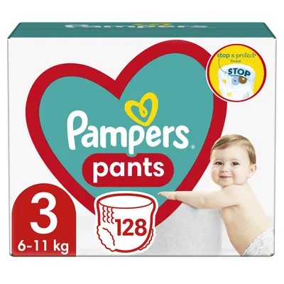 Подгузники Pampers Mega Box 3 – 128 шт.