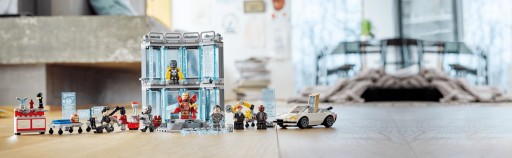 LEGO Super Heroes 76216 Zbrojownia Iron Mana