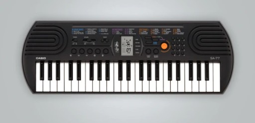 CASIO SA-77 — Клавиатура
