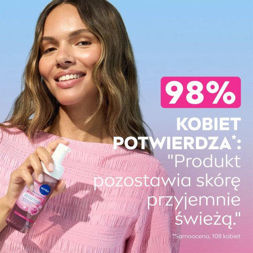 NIVEA Rose Touch очищающая пенка для лица с розовой водой, 150 мл