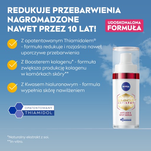 NIVEA LUMINOUS630 ПРОТИВ ПИГМЕНТНЫХ ПЯТЕН AntiAge сыворотка