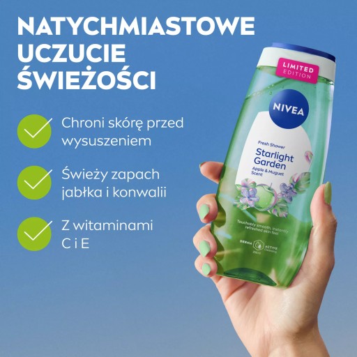 NIVEA STARLIGHT GARDEN Женский гель для душа с ароматом ландыша, 250 мл
