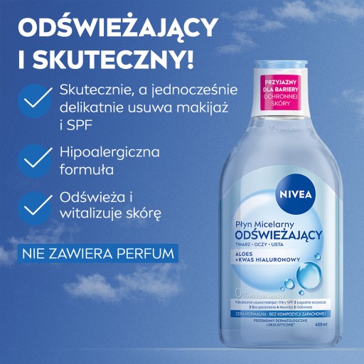 NIVEA Мицеллярная вода для лица, нормальная кожа, 400 мл