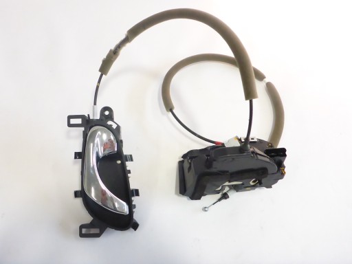 Замок i ручка двері ліве переднє qashqai j11 13- , фото