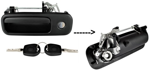 Ручка кришки багажника задній sea alhambra 96-10 , фото