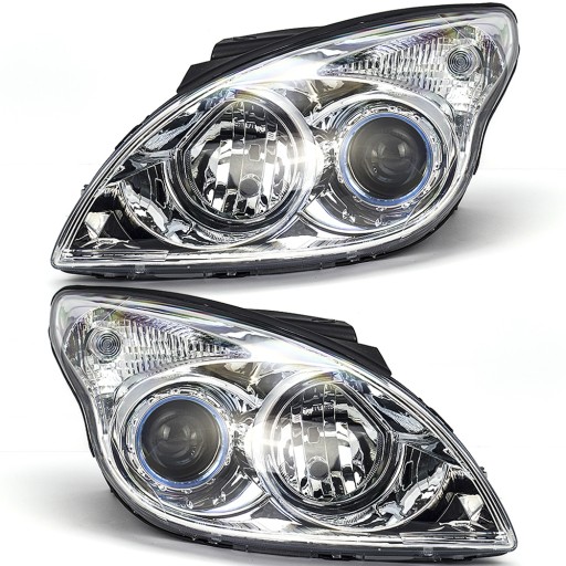 Фонарь передняя depo hyundai i30 2007-2016 левое правая h1/h7 , фото