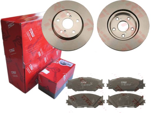 2× trw df7340 диск тормозной gdb3410 набор тормозных колодки дисковые тормоза , фото