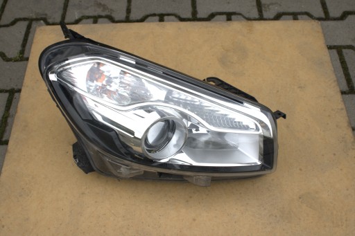 Фонарь переднее рефлектор nissan qashqai j10 рестайлинг 10-13 правое европейское целый , фото