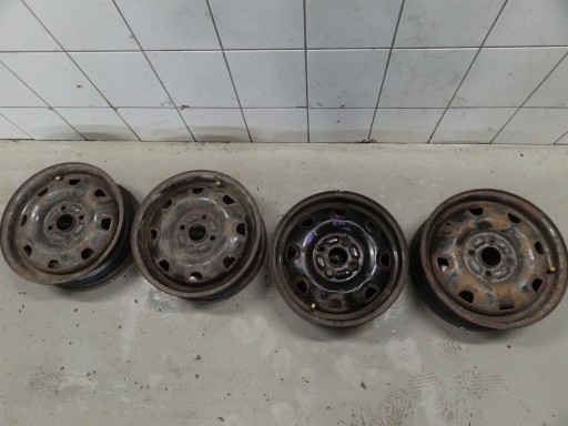 4× диск стальной kia oe i10 getz rio 5.0 x 14 4x100 et 46 , фото