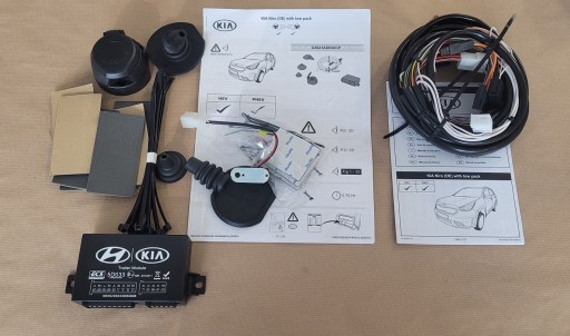 Модуль фаркопа вязка буксировка 13 pin оригинальный kia niro , фото