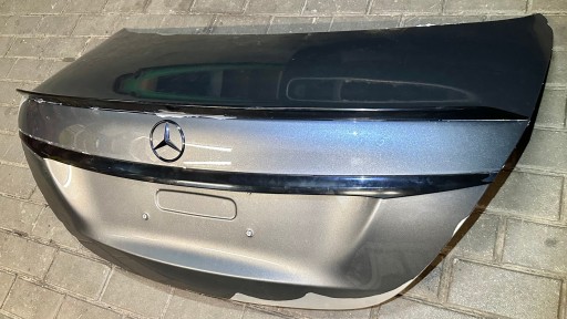 Mercedes w205 amg седан кришка зад + спойлер ідеальна сіра 755, фото