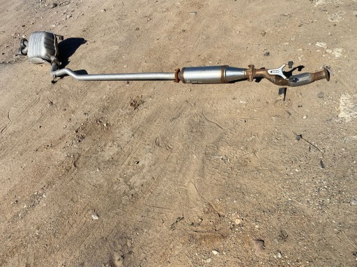 Hyundai santa fe 2019 глушитель комплектный k02f100 , фото