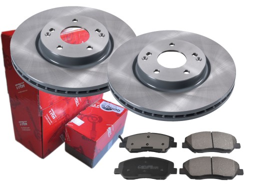 2× trw df6804 диск тормозной gdb3418 набор тормозных колодки дисковые тормоза , фото