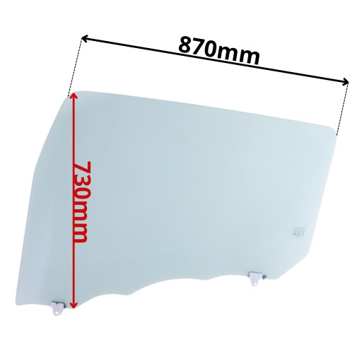 Скло двері ліве опускні nissan cabstar iv 07- 0576 , фото