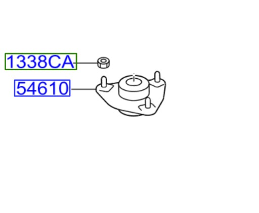 Крышка подшипники амортизатора hyundai ix35 2013-15 , фото