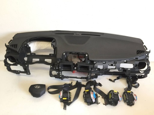 Hyundai kon i рестайлинг подушка безопасности набор подушка безопасности ремень безопасности консоль оригинальный , фото