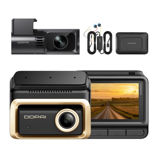 Відеореєстратор ddpai камера z90 master 4k hdr переднє задня модуль 4g , фото