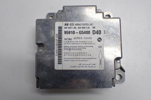 Модуль сенсор подушек подушка безопасности 95910-g5400 kia niro i 18r , фото
