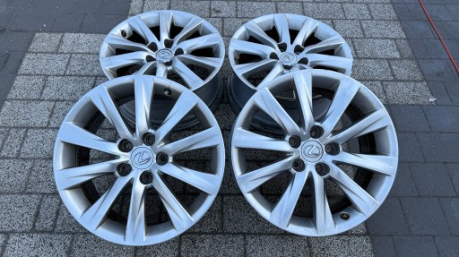 4× диск алюминеевая lexu oe isn 7.5 x 17 5x114.3 et 45 , фото