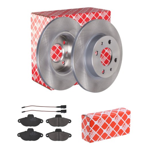 2× диск тормозной febi bilstein полная 240 mm 55 mm переднее 4 отверстие тормозные колодки bilstei 16084 , фото