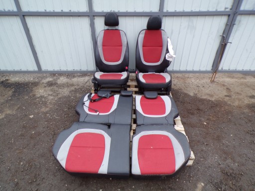 Kia picanto ii 2016rok сиденья диван trim eq eq - ebony черная , фото