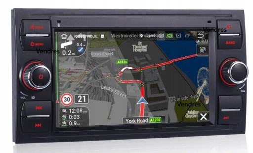 Радио автомобильные ford galaxy s-max kug focus fiesta s-max 2-din , фото