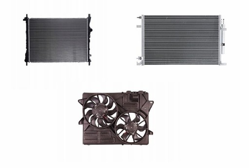 Набір радіаторів води ford mustang 3 7 5 0 2015-2020 американський , фото