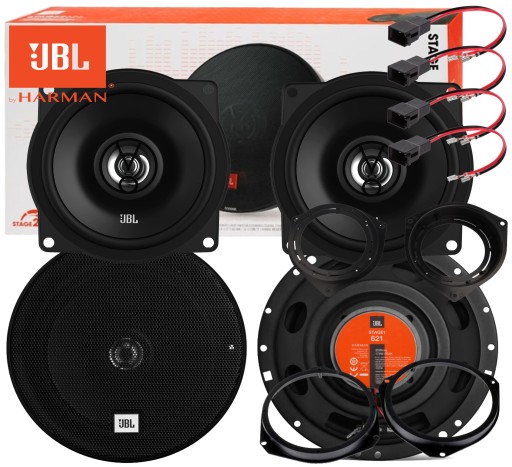 Колонки автомобільні двосторонній jbl stage 621 165mm 16 5cm 175w - 35w rms 9 інший , фото