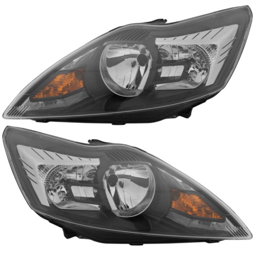 Ford focus ii mk2 рестайлинг 2008- pr рефлектор фонарь передняя черная 8m5113101cb переднее ii mk2 lif 2008- 8m5113w030 , фото