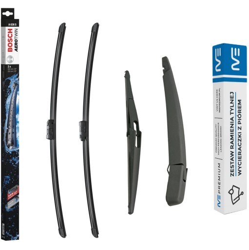 Набор дворников переднее задний peugeot 508 sw i , фото