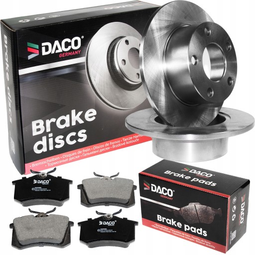 Тормозной диск колодки daco задний vw passat b5 audi a6 c5 , фото