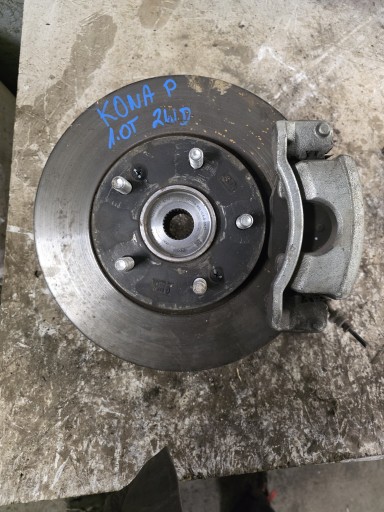Hyundai kon 1.0 поворотный кулак ступица правое переднее , фото