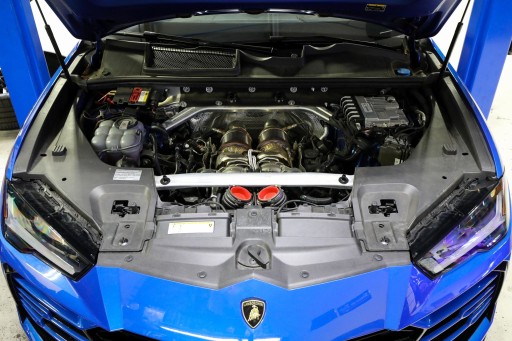 Downpipe 2x76mm z lamborghini urus , фото