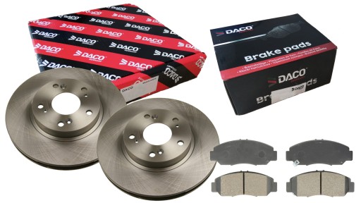 Daco тормозной диск колодки honda fr-v 2004- 282mm переднее , фото