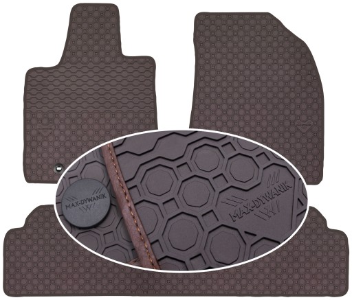 Коврики коврик резиновые 3 el. , фото