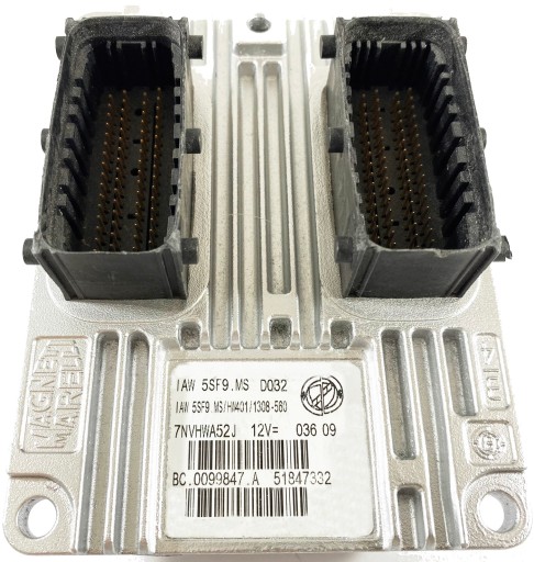 Компьютер fiat 500 1.2 iaw5sf9.ms 51847332 чистый , фото