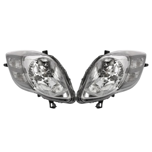 Toyota yaris sport 2006-2011 рефлектори головна фара ліве права комплект , фото