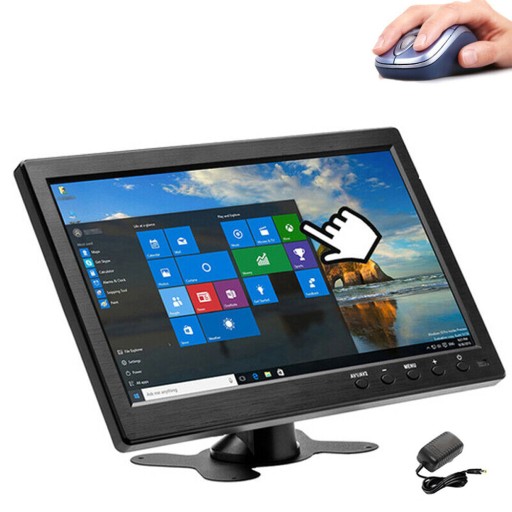 Автомобільного монітор lcd hd 10 1'' hdmi/bnc/vga/av , фото