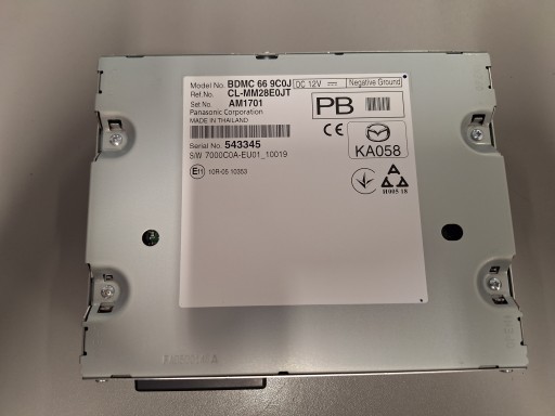 Mazda 3 bp модуль навигации блок управления год 2019 bdmc669c0j , фото