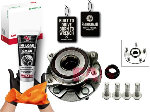 Набор подшипники колеса z ступица переднее lexu nx toyota au #petrolhead pro kit , фото