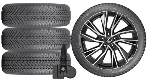 Новые колеса зима lexu rx nokian 235/50r21 tpms , фото