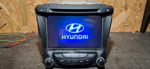 Радио навигация hyundai i40 bluetooth pl меню рамка , фото