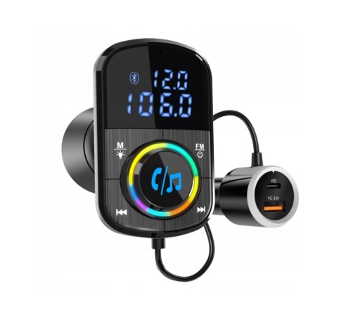 Fm-Передавач bluetooth навігація bhf08 pro система гучномовців usb usb-c , фото