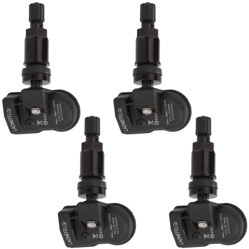 4× датчики тиску шин tpms з сенсором 315/433 alu bl , фото