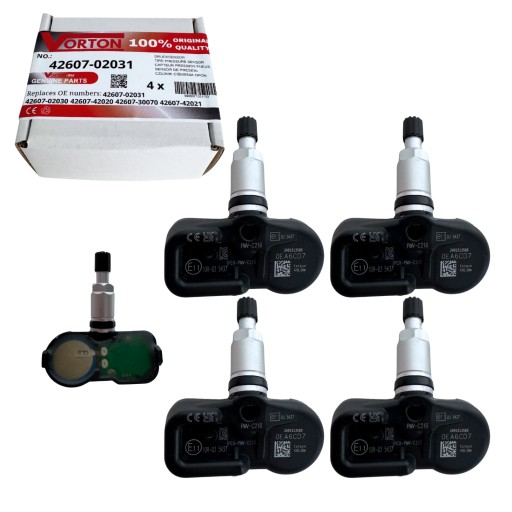 Датчики давления воздуха шин колес tpms toyota auris avensis ayg verso , фото