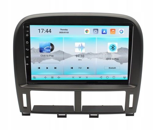 Радио навигация gps lexu ls430 2000-2006 android , фото